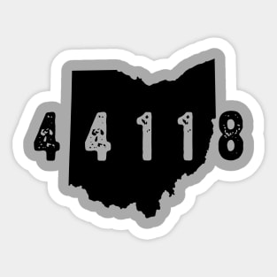 Ohio 44118 Shaker Heights Sticker